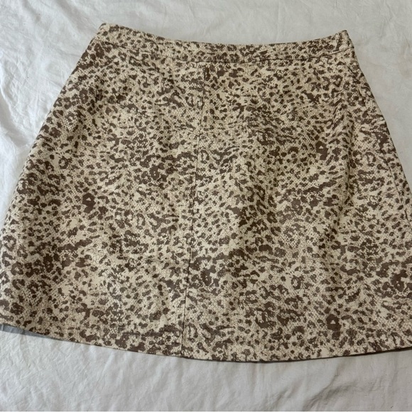 Free People Brown and Cream Patterned Skirt - Picture 7 of 9